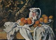 Paul Cezanne Still life with curtain USA oil painting artist